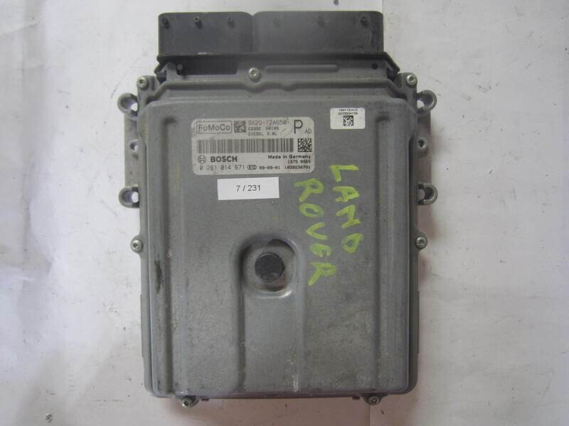 7-231 Centralina Motore Bosch 0 281 014 671 0281014671 9X2Q-12A650 9X2Q12A650 1039S30791 EQ9GE A0105 LAND ROVER VARIE