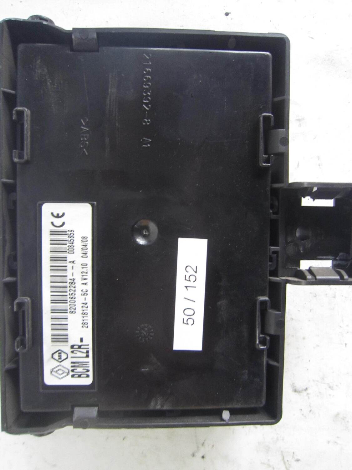 50-152 Body Computer Renault 8200652284 28118124-5C 281181245C BCM L2R A V12.10 Benzina CLIO 1.3