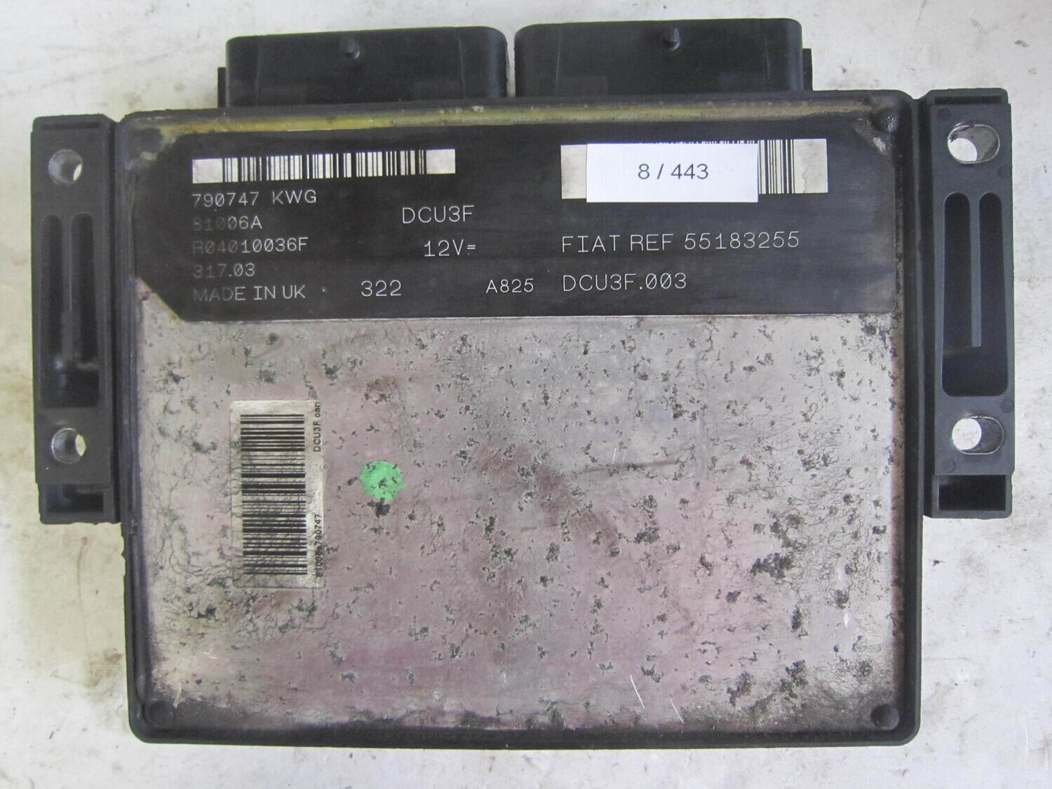 8-443 Centralina Motore Lucas 55183255 R04010036E DCU3F.003 ALFA ROMEO / FIAT / LANCIA Benzina DOBLO' 1.3