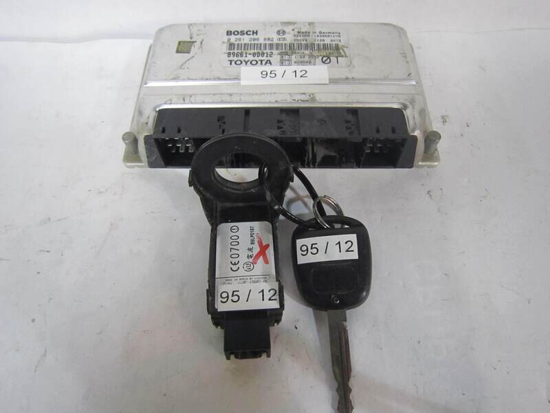 95-12 Kit Motore Toyota 0 261 206 882 0261206882 89661-0D012 896610D012 1039S01276 1U3F-15607-RE CHIAVE Benzina YARIS 1.0