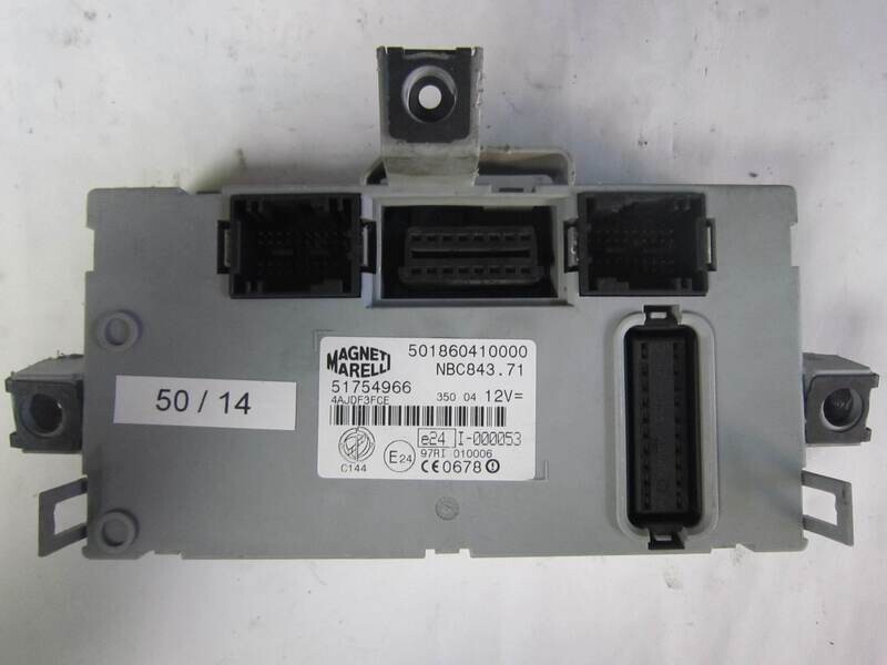 50-14 Body Computer Magneti Marelli 501860410000 NBC843.71 NBC84371 51754966 ALFA ROMEO / FIAT / LANCIA Benzina YPSILON 1.2