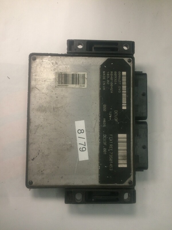 8-79 Centralina Motore Lucas  73501453 R04010042A  DCU3F.001 DCU3F001     ALFA ROMEO / FIAT / LANCIA  punto doblo 1.9