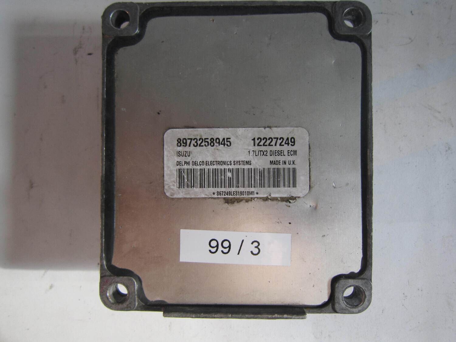 99-3 Centralina Motore Delphi 8973258945 12227249 1.7L/TX2 OPEL Benzina VARIE