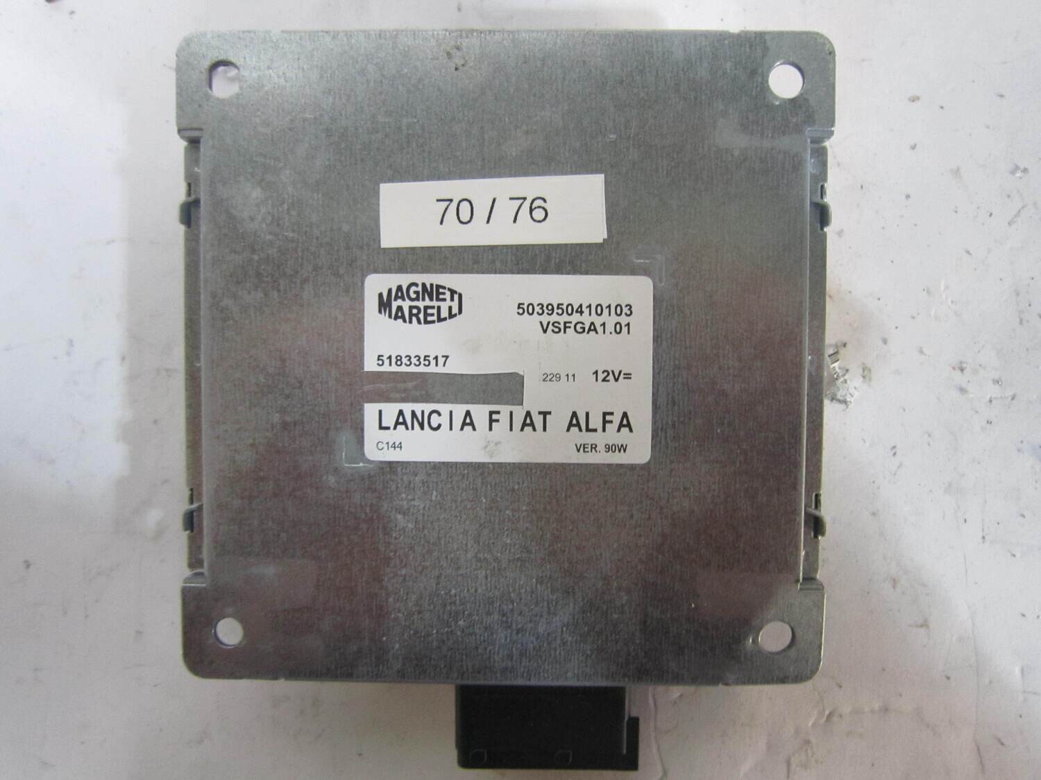70-76 Modulo Radio CD Player Magneti Marelli  51833517 503950410103  VSFGA1.01 VSFGA101 90W    ALFA ROMEO / FIAT / LANCIA  VARIE
