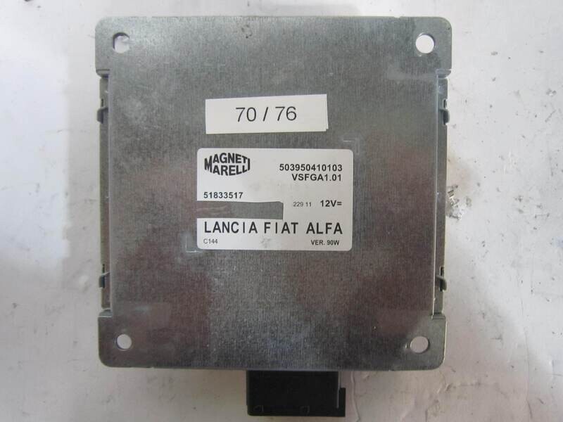 70-76 Modulo Radio CD Player Magneti Marelli  51833517 503950410103  VSFGA1.01 VSFGA101 90W    ALFA ROMEO / FIAT / LANCIA  VARIE