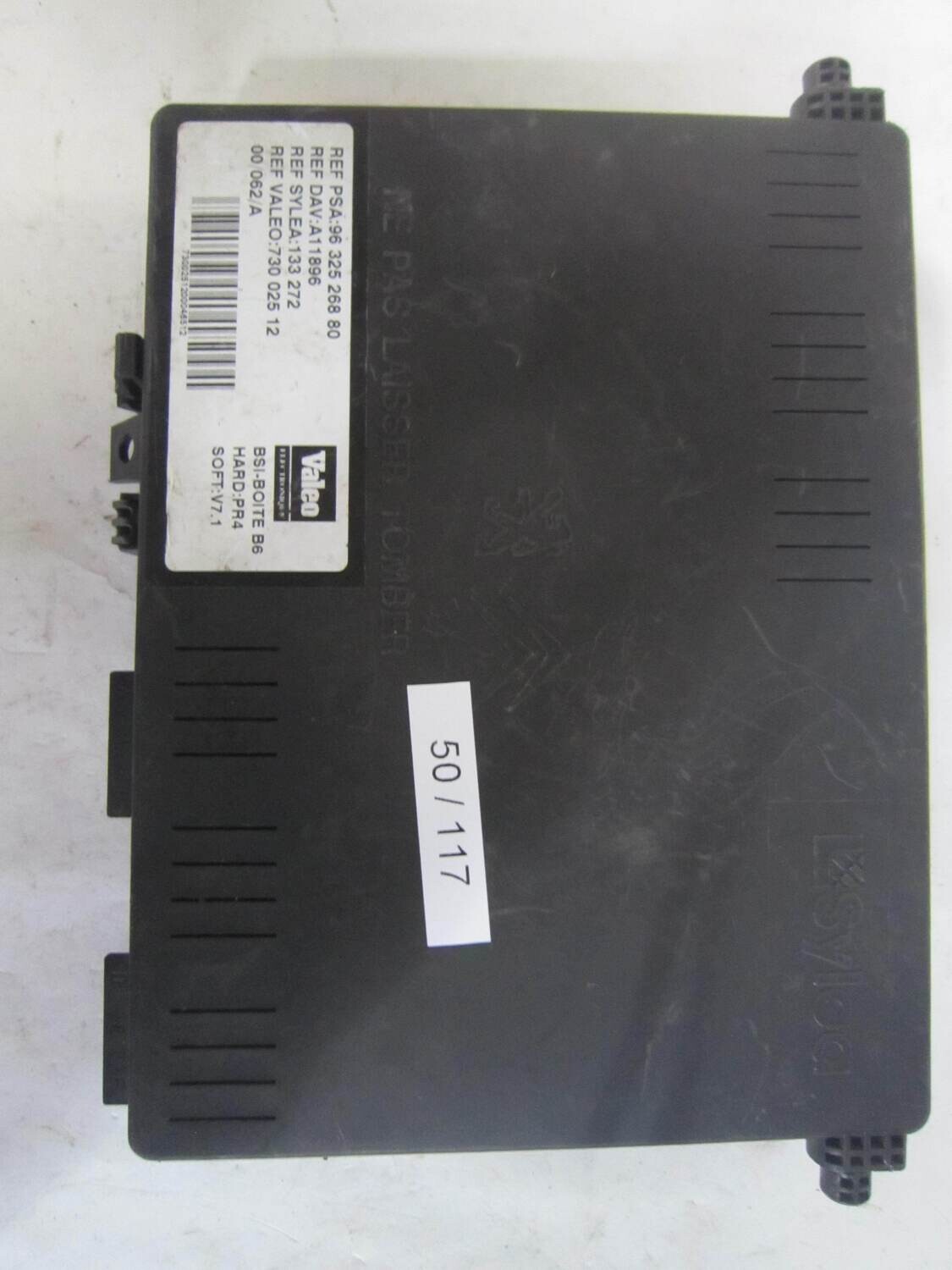 50-117 Body Computer Valeo 96 325 268 80 9632526880 730 025 12 73002512 HARD PR4 SOFT V7.1 CITROEN / PEUGEOT XSARA PICASSO