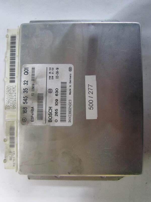 500-277 Centralina ABS ESP HBA Bosch 0 265 109 630 0265109630 168 545 35 32 Q01 1685453532Q01 Mercedes CLASSE  A