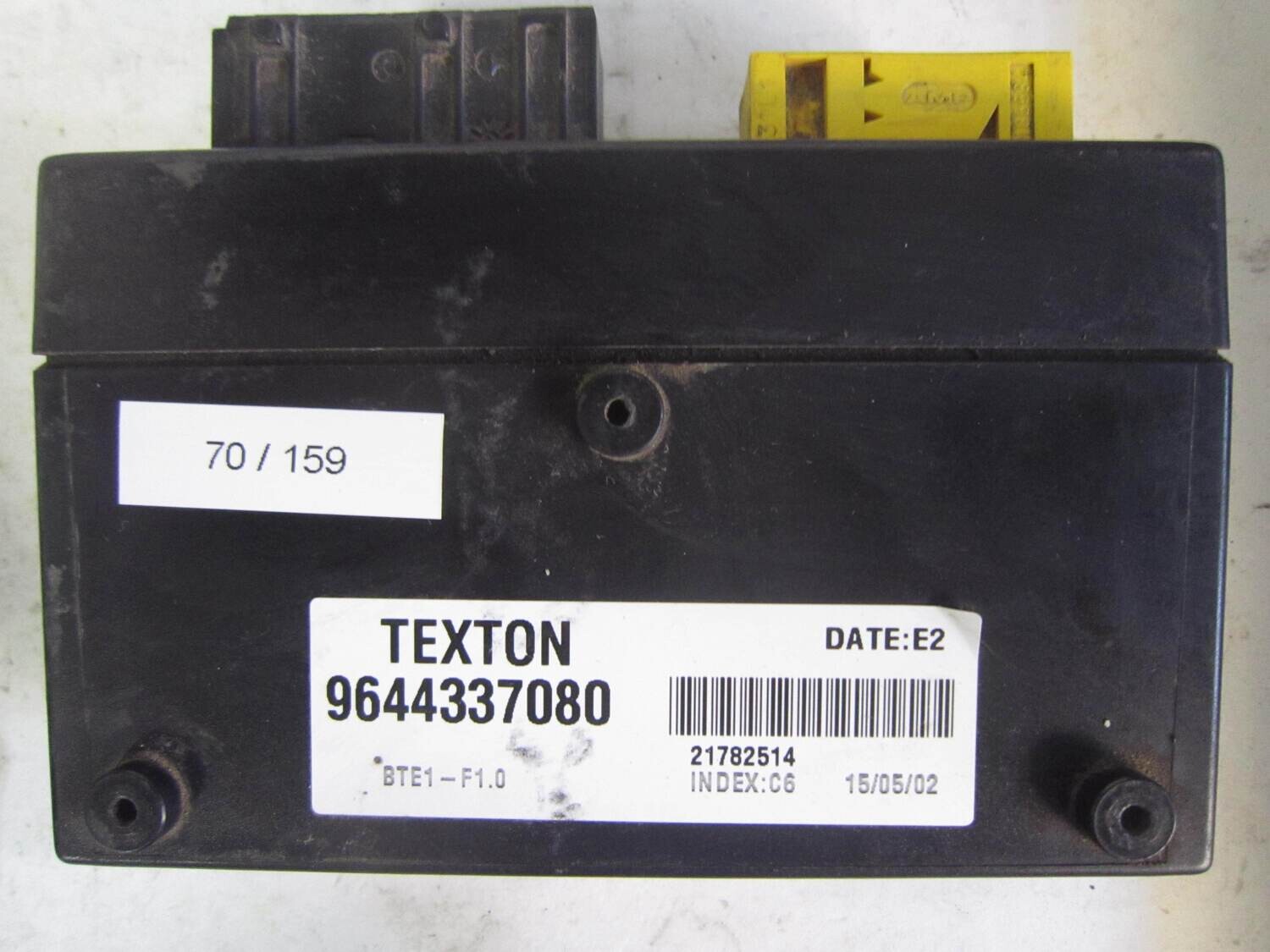 70-159 modulo controllo tetto elettrico texton 9644337080 bte1-f1.0    citroen / peugeot 206