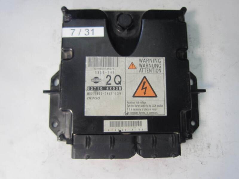 7-31 Centralina Motore Denso 237104X03B 23710 4X03B MB275800-7452 MB2758007452 5800-745 5800745 2Q    NISSAN  NAVARA D40 2.5 DCI