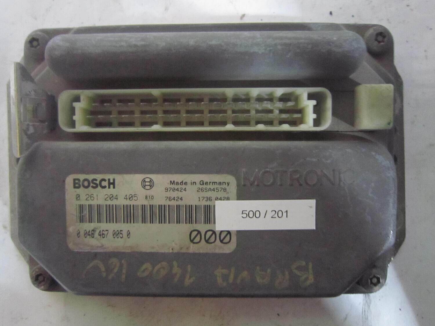 500-201 Centralina Motore Bosch 0261204405 0 261 204 405 0 046 467 005 0 00464670050 26SA4578      ALFA ROMEO / FIAT / LANCIA  VARIE