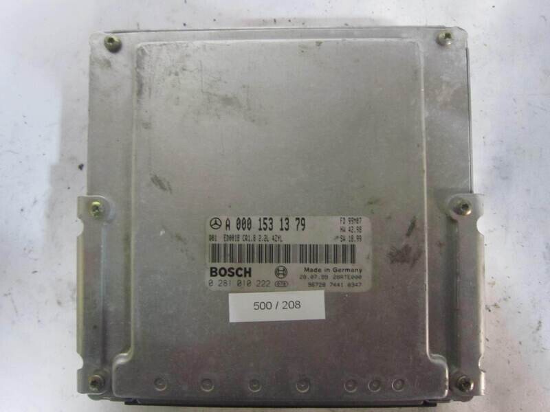 500-208 Centralina Motore Bosch 0281010222 0 281 010 222 A 000 153 13 79 A0001531379 28RTE000      MERCEDES BENZ  VITO  C220