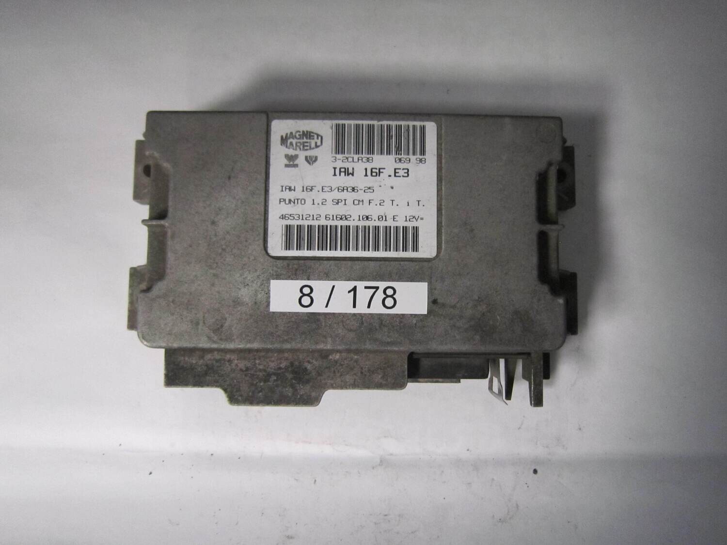 8-523 Centralina Motore Magneti Marelli 46545152 61602.106.02 6160210602 IAW 16F.E3 ALFA ROMEO / FIAT / LANCIA Benzina PUNTO 1.2