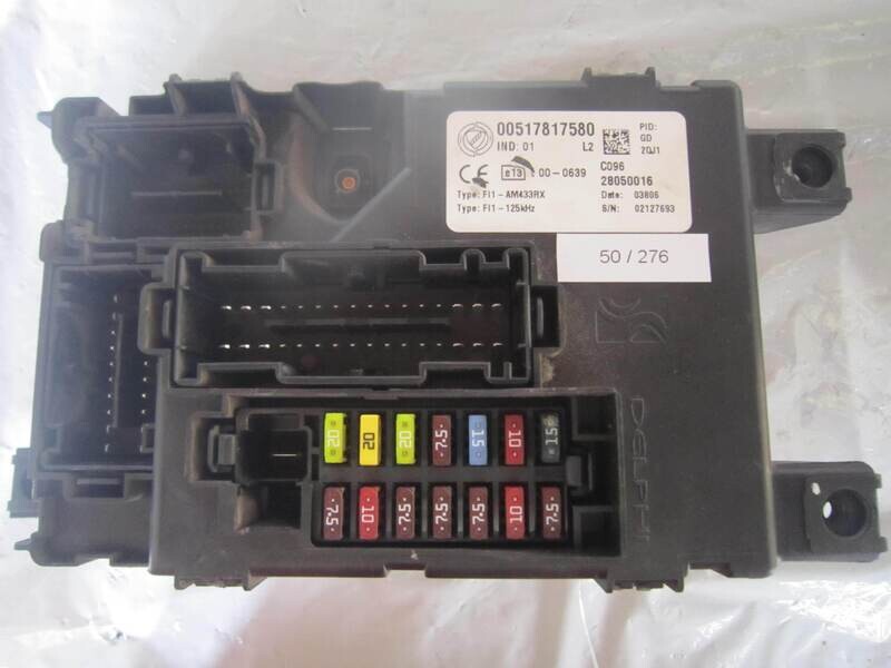 50-276 Body Computer Delphi 00517817580 28050016 FI1-AM433RX ALFA ROMEO / FIAT / LANCIA Diesel GRANDE PUNTO 1.3
