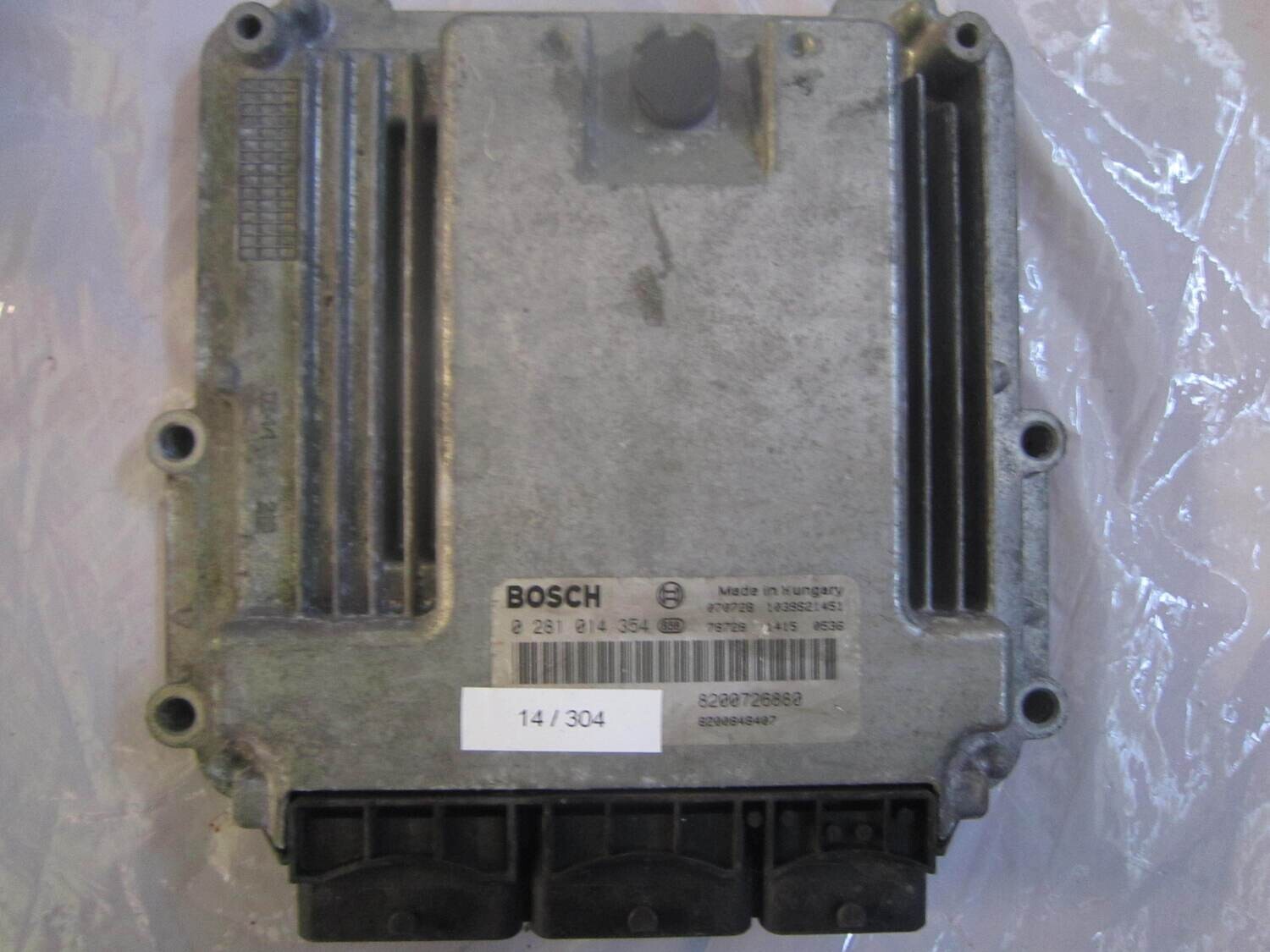 14-304 Centralina Motore Bosch 0 281 014 354 0281014354 8200726880 1039S21451 8200849407 RENAULT Diesel LAGUNA