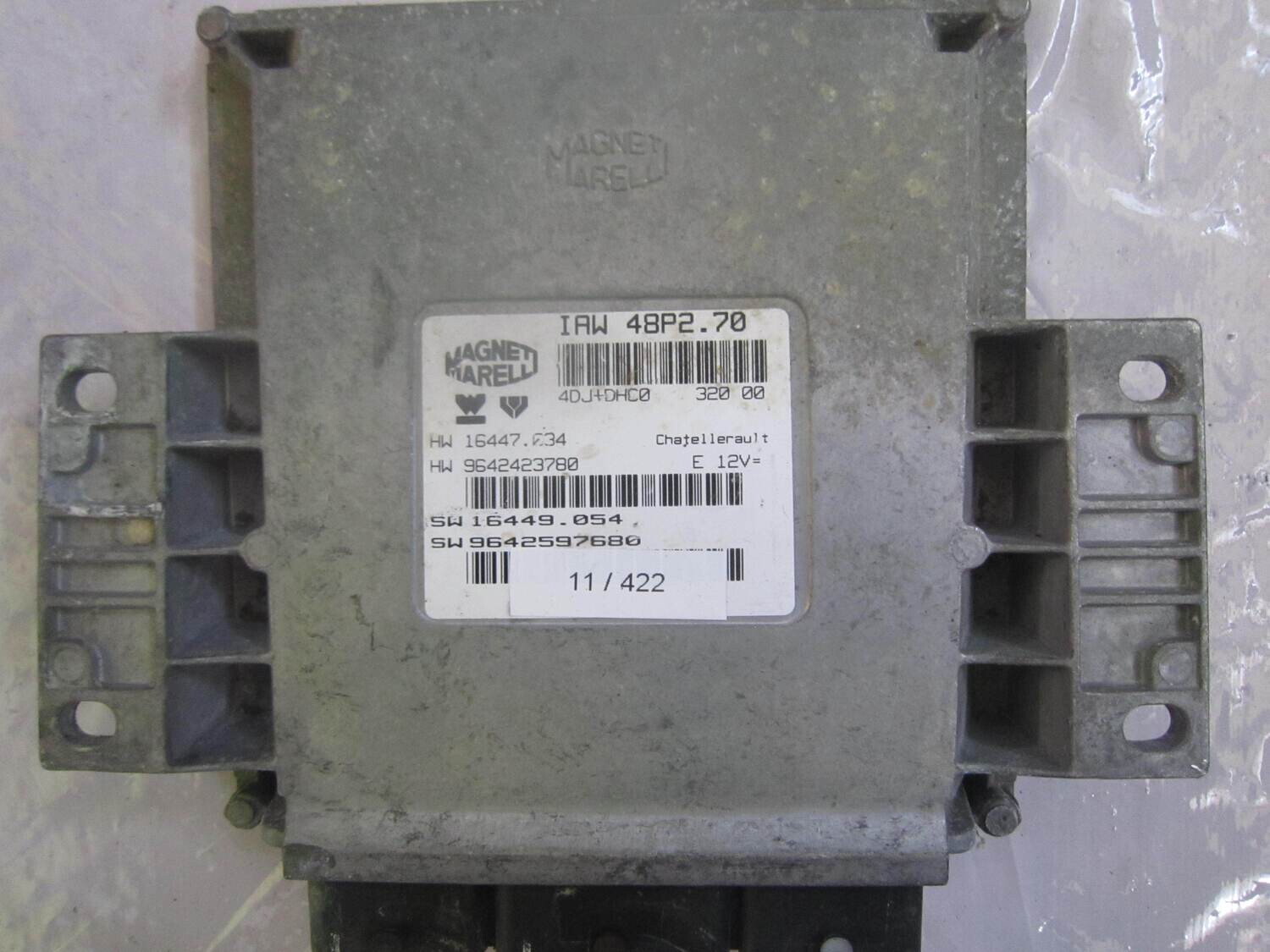 11-422 Centralina Motore Magneti Marelli 16447.034 9642423780 IAW 48P2.70 CITROEN / PEUGEOT Benzina VARIE