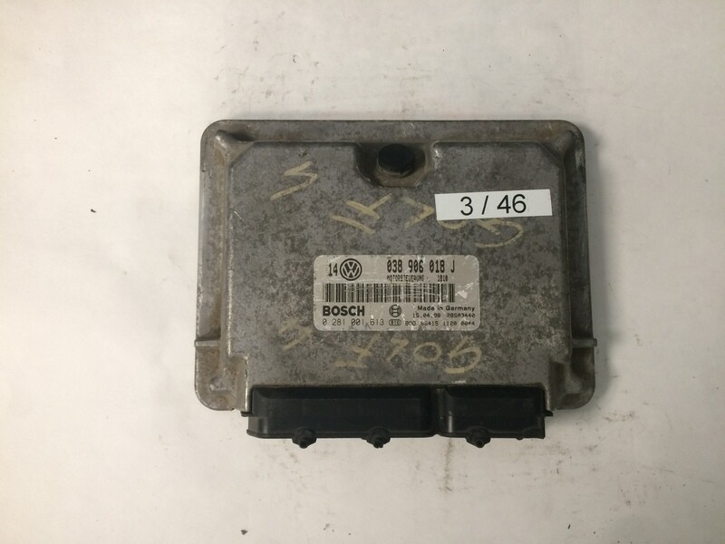 3-46 Centralina Motore Bosch 0281001613  038906018J 28SA3440 VOLKSWAGEN VOLKSWAGEN GOLF 1.9 TDI