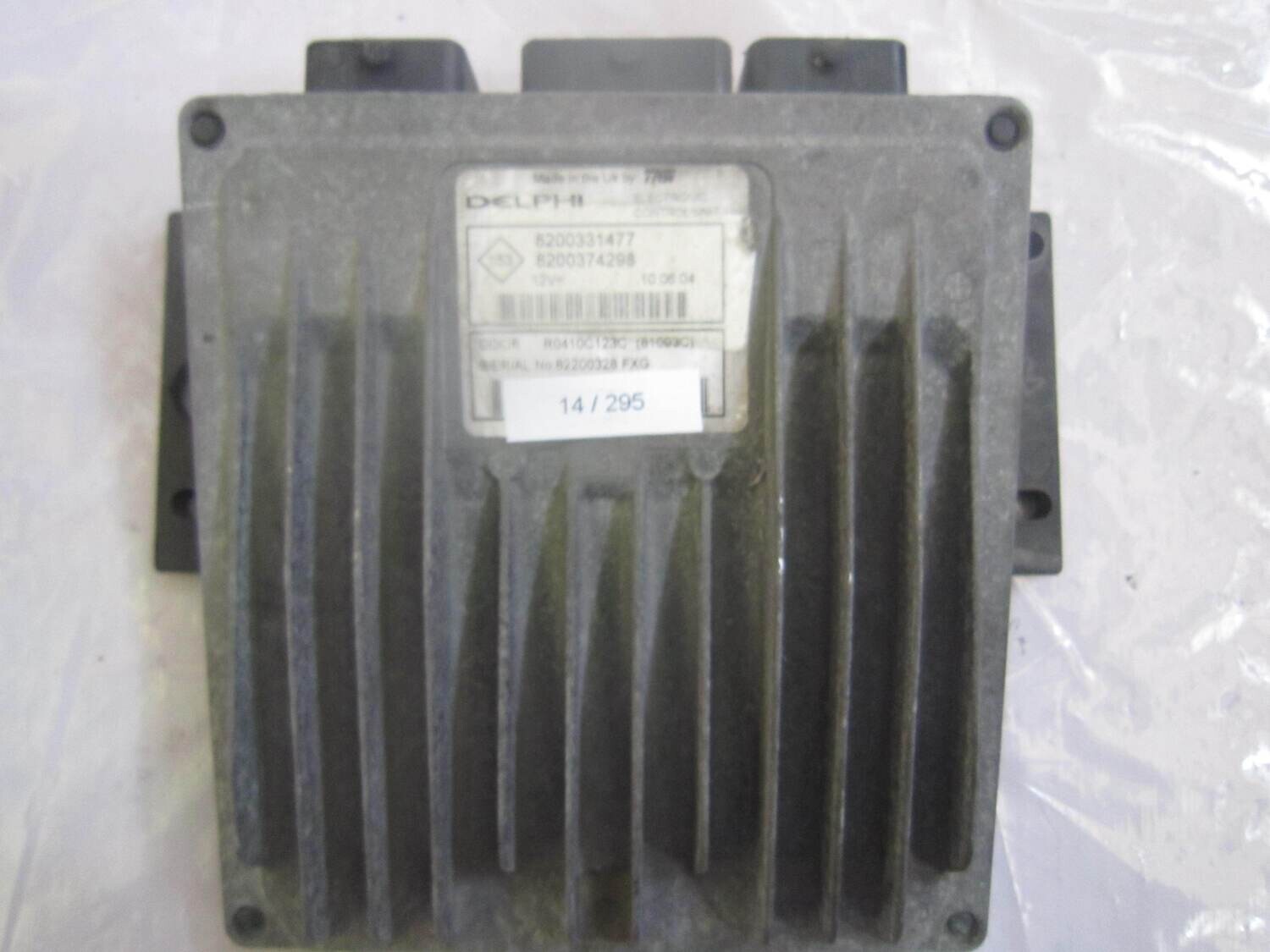 14-295 Centralina Motore Delphi R0410C123C 8200331477 8200374298 81093C RENAULT Diesel VARIE