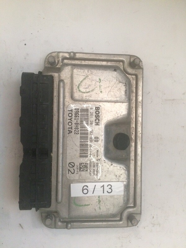 6-13 Centralina Motore Bosch 0261208702 896610H022 1039S12537 TOYOTA  AYGO CITROEN 1.0