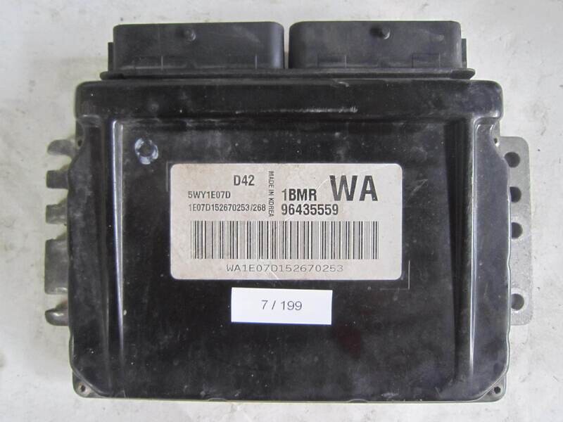 7-199 Centralina Motore Chevrolet 5WY1E07D 1BMR WA 1BMRWA 96435559 VARIE