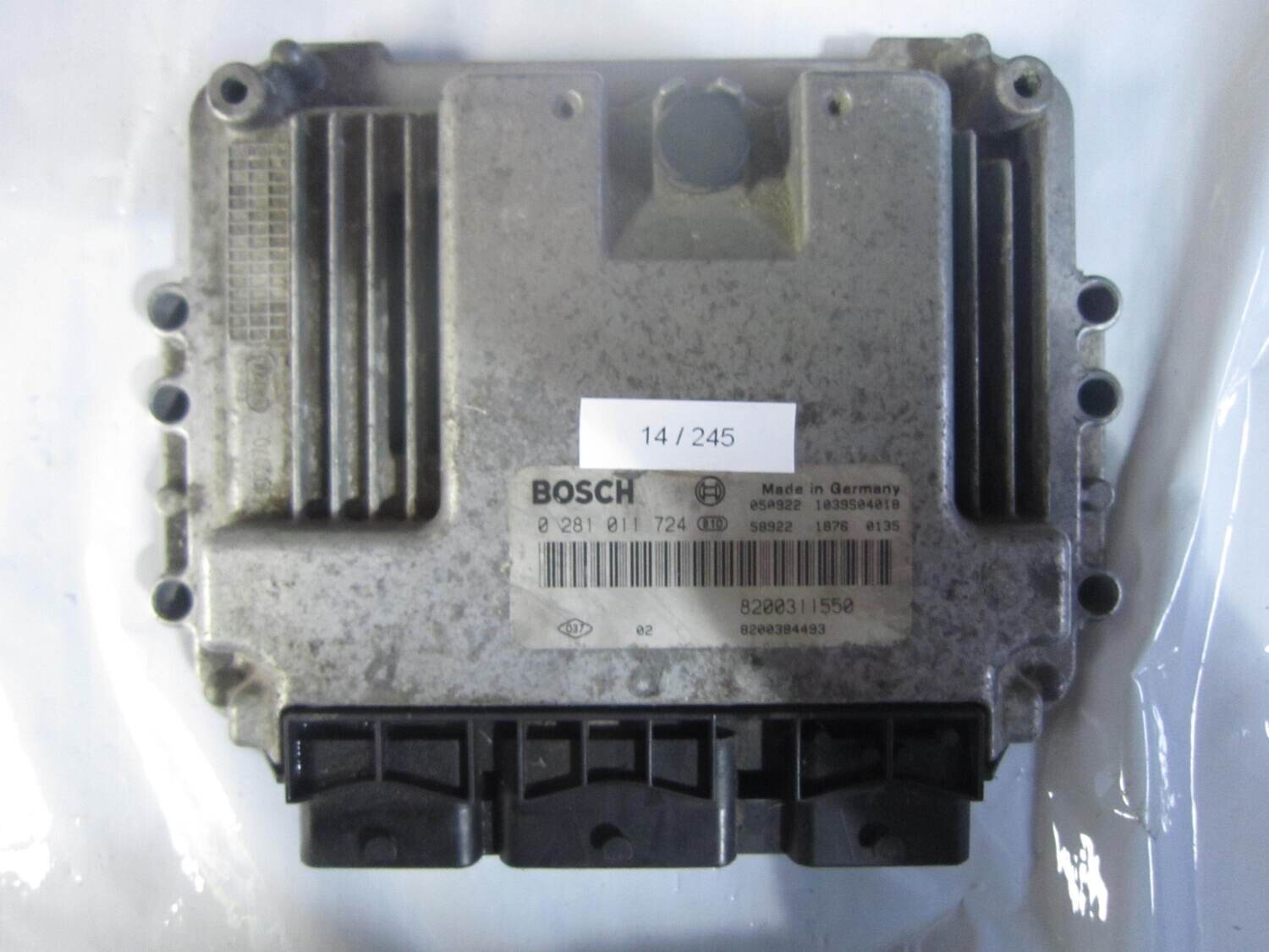 14-245 Centralina Motore Bosch 0 281 011 724 0281011724 8200311550 1039S04018 8200384493 RENAULT Diesel ESPACE 2.2
