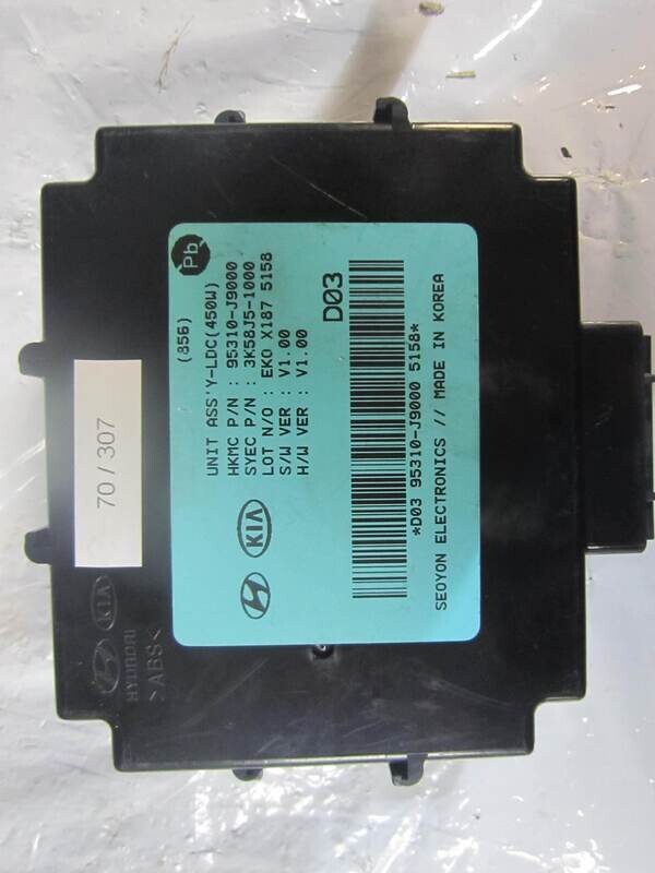 70-307 Modulo di Controllo Hyundai 95310-J9000 95310J9000 3K58J5-1000 3K58J51000 SW  V1.00 HW V1.00 Generica KONA