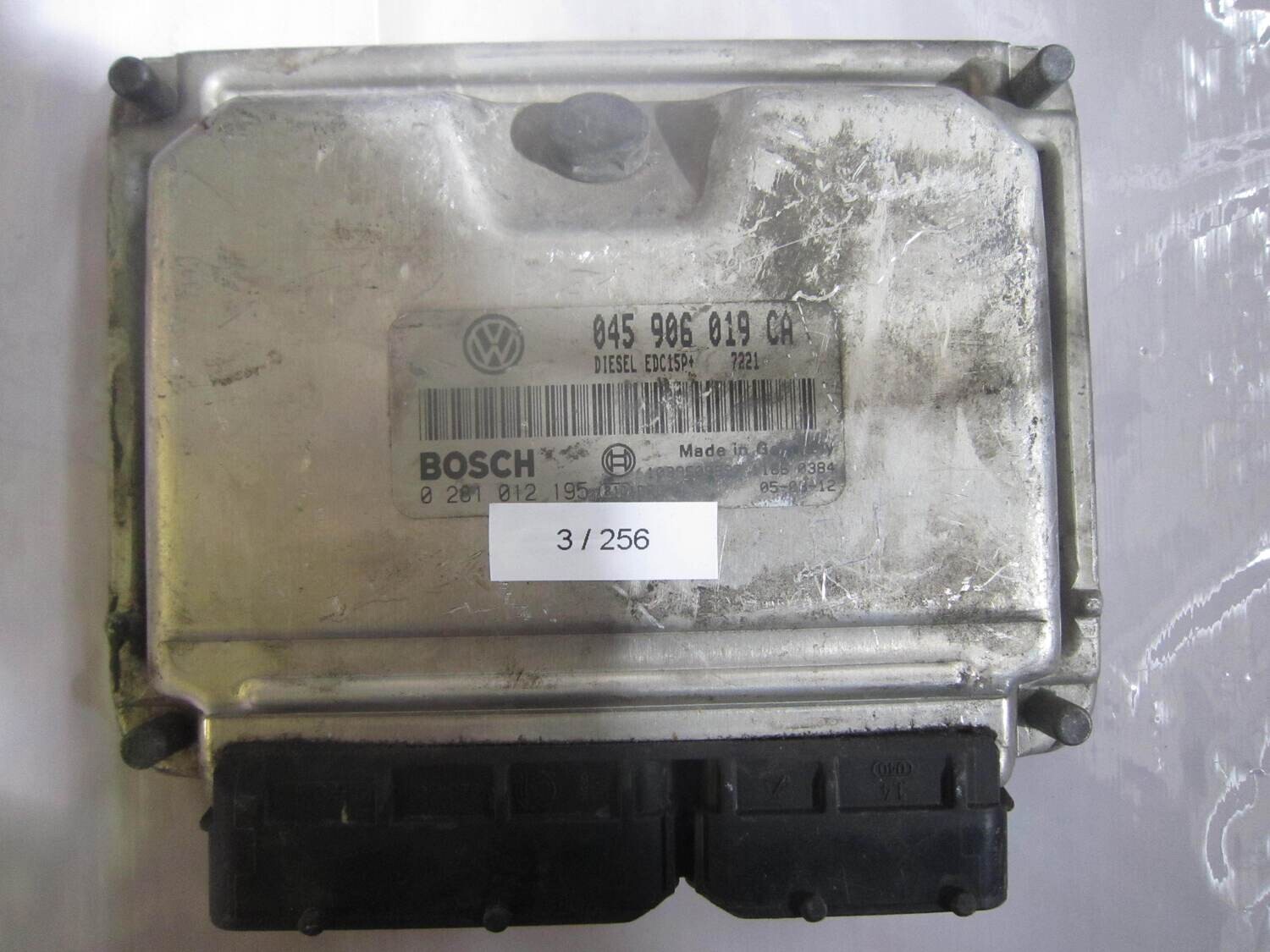 3-256 Centralina Motore Bosch 0 281 012 195 0281012195 045 906 019 CA 045906019CA 1039S11061 EDC15P VOLKSWAGEN Diesel POLO 1.4