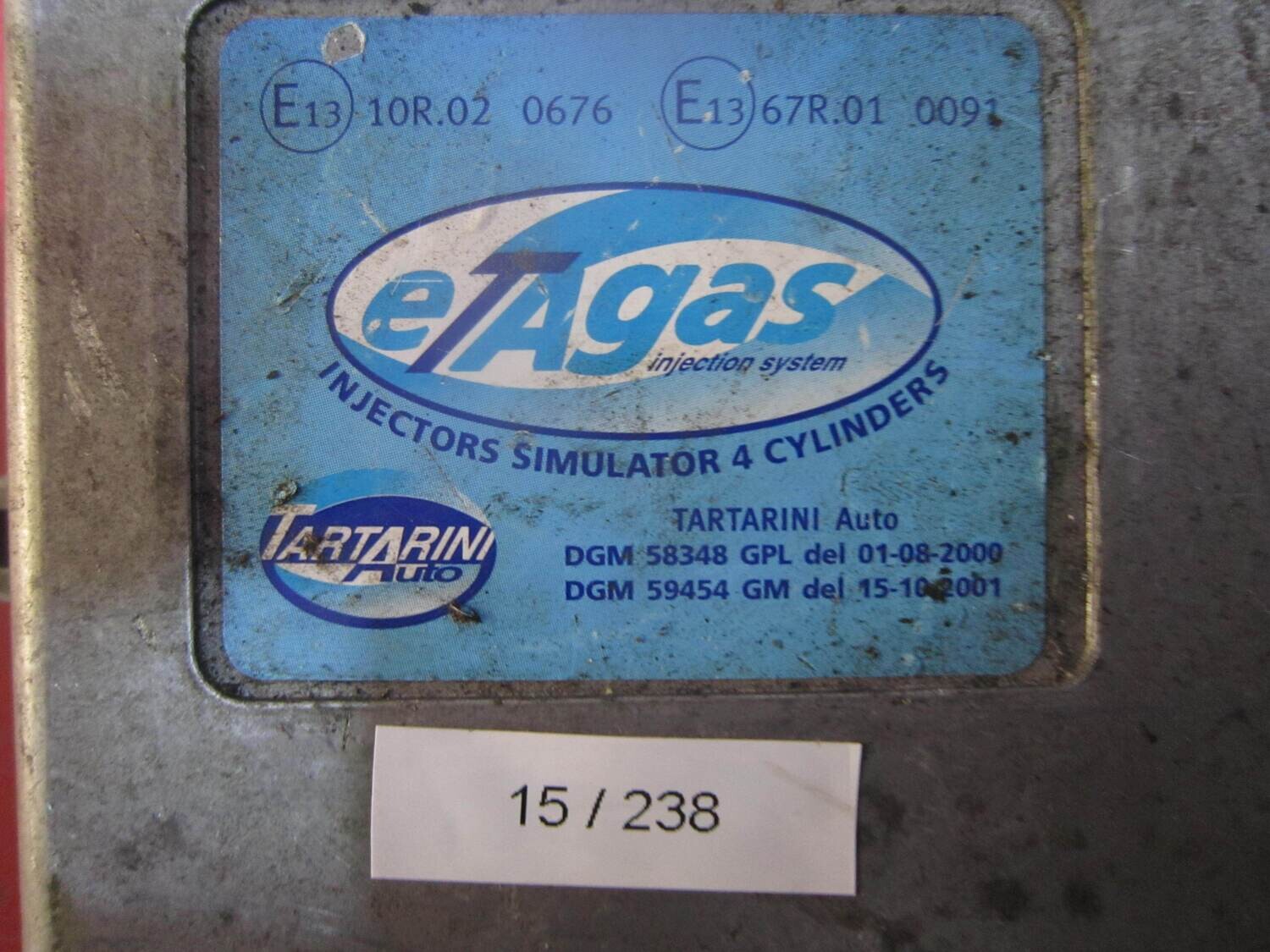 15-238 Centralina Gas Gpl / Metano Tartarini 4322150 10R.02 0676 10R020676 67R.01 0091 Benzina / GPL