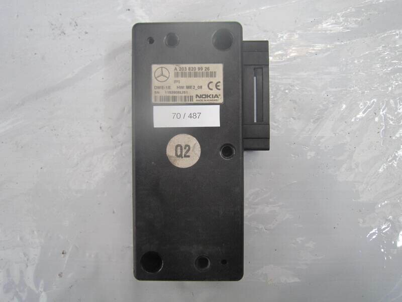 70-487 Modulo Controllo Telefono Nokia A 203 820 99 26 A2038209926 DME-1E HW: ME2_08   MERCEDES Generica CLASSE S