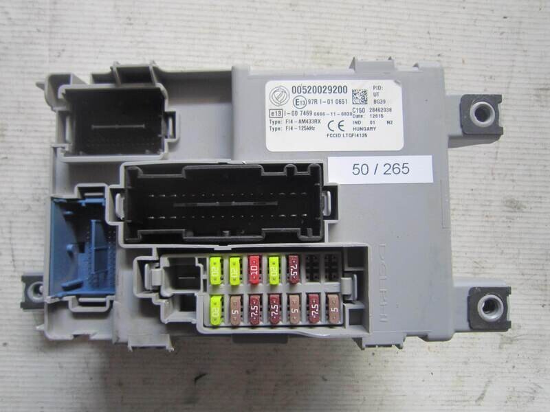 50-265 Body Computer Delphi 00520029200 28462038 FI4-AM433RX ALFA ROMEO / FIAT / LANCIA Benzina PANDA