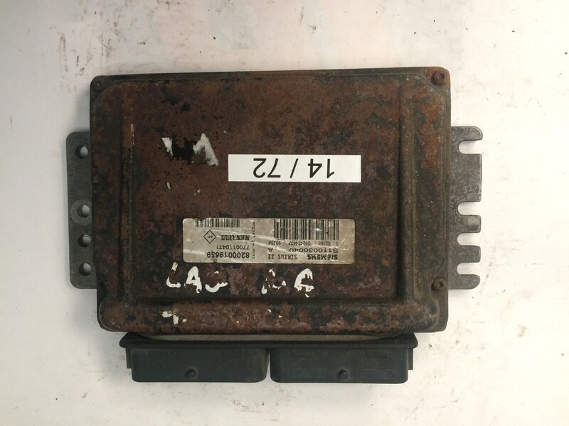 14-72 Centralina Motore Siemens S110030040A S110030040 A 8200019659 8200019659 7700110471 7700110471 SIRIUS 32 SIRIUS32   RENAULT  Laguna 1.6i