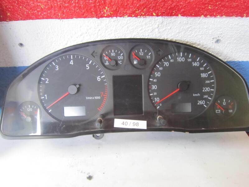 40-98 Quadro Strumenti / Contachilometri Vdo 88 311 285 88311285 G750669H AUDI Benzina A 6