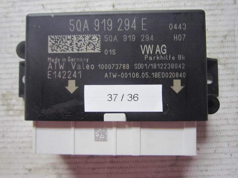 37-36 Centralina sensori parcheggio Valeo 5QA 919 294 E 5QA919294E VOLKSWAGEN Generica GOLF