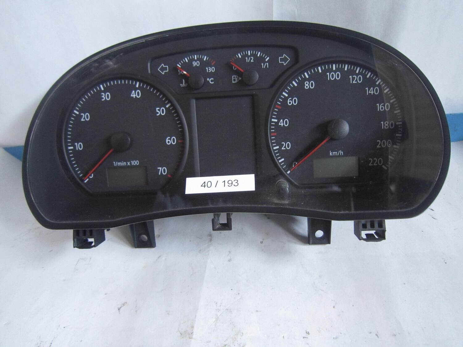 40-193 Quadro Strumenti / Contachilometri Vdo 110 080 320 031A 110080320031A VOLKSWAGEN Diesel POLO 1.4