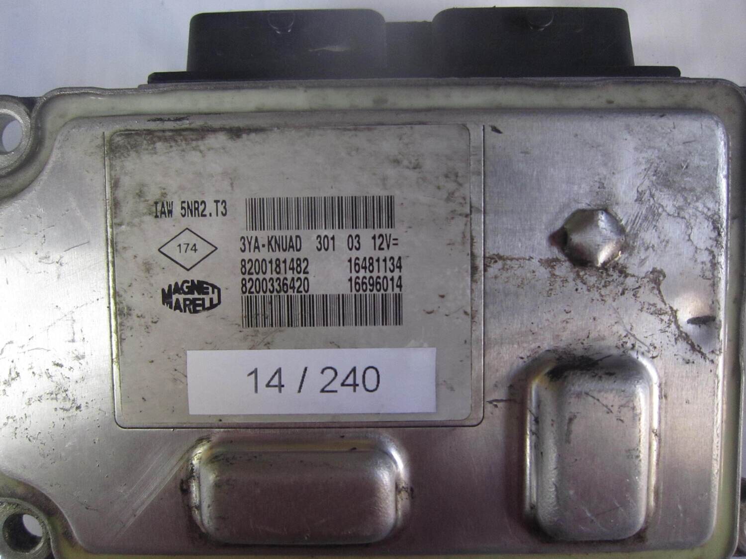 14-240 Centralina Motore Magneti Marelli 8200181482 8200336420 IAW 5NR2.T3 RENAULT Benzina CLIO 1.2