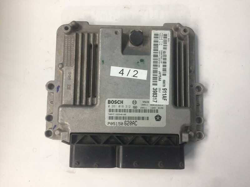 4-2 Centralina Motore Bosch 0 281 018 312 0281018312 P05150 620AC P05150620AC CHRYSLER Diesel DODGE 2.0