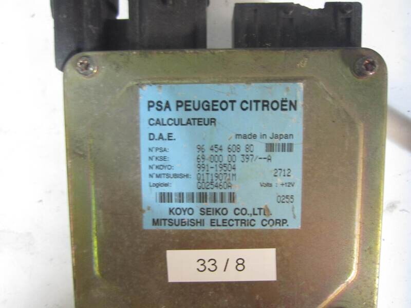 33-8 Centralina Servosterzo / Angolo Sterzata Mitsubishi 96 454 608 80 9645460880 69 000 00 397/--A 6900000397A 991-19504 Q1T19071M CITROEN / PEUGEOT Generica C 2 C 3