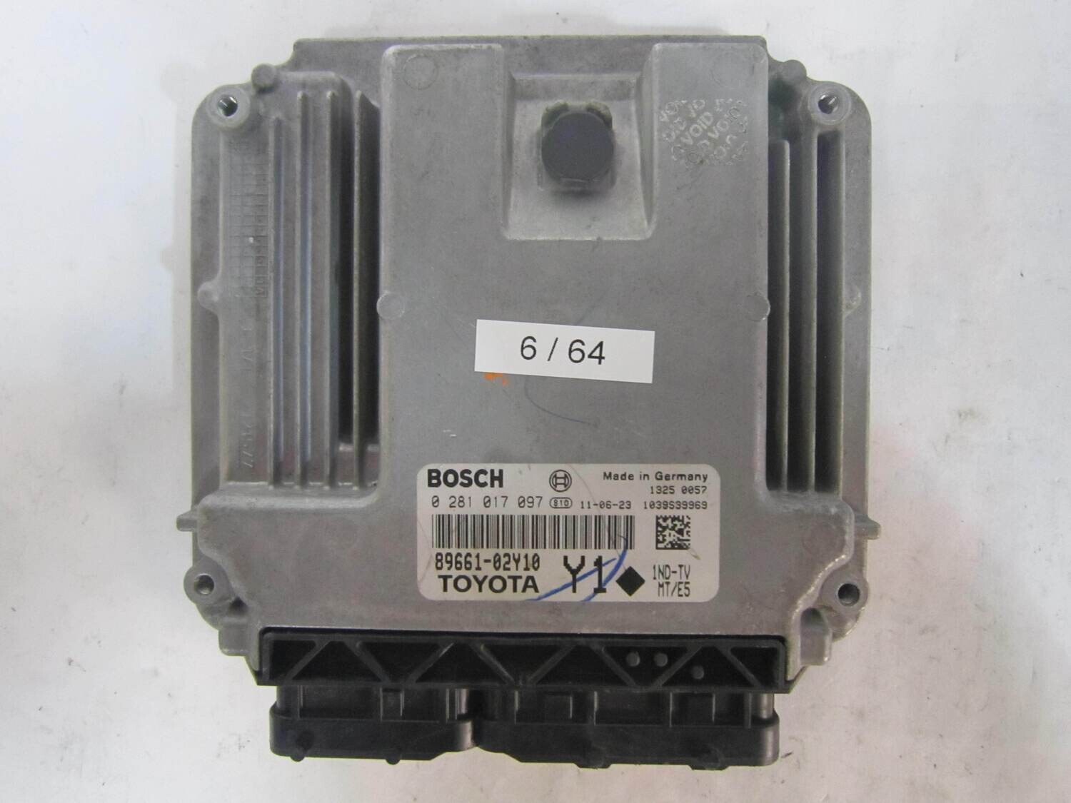 6-64 Centralina Motore Bosch 0 281 017 097 0281017097 1089661-02Y10 108966102Y10 1039S39969 1ND-TV  MT/E5 TOYOTA Diesel YARIS 1.4