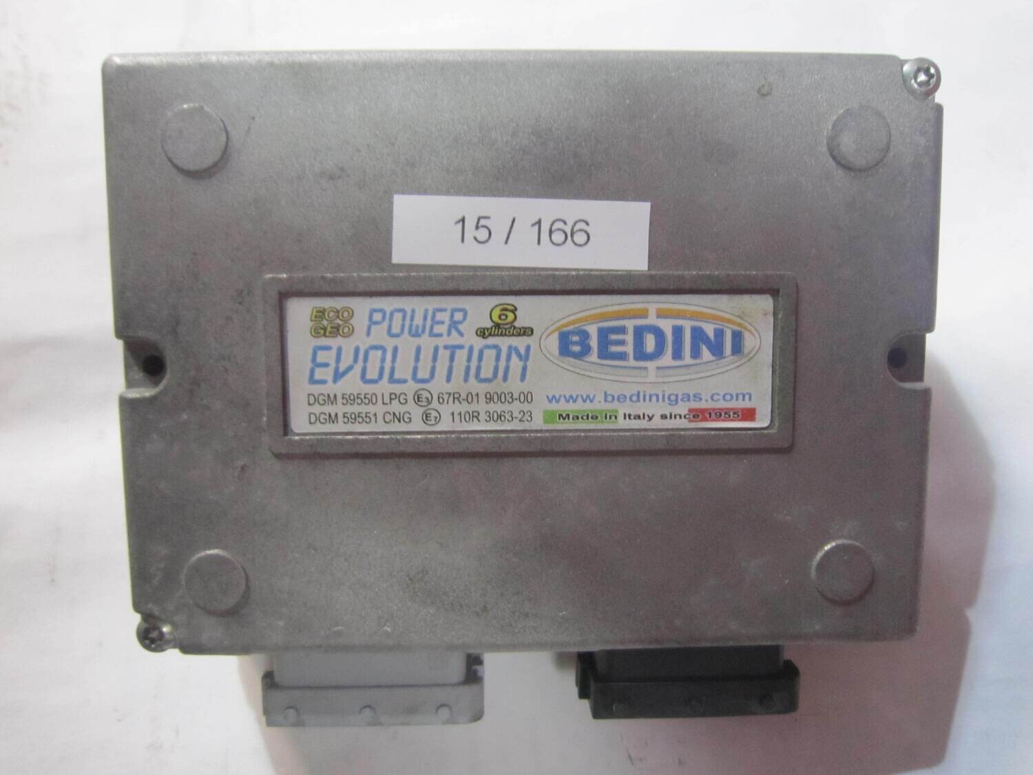 15-166 Centralina GPL Bedini POWER EVOLUTION DGM 59550 LPG 67R-01 9003-00 6 CILINDRI GENERICA Benzina/GPL