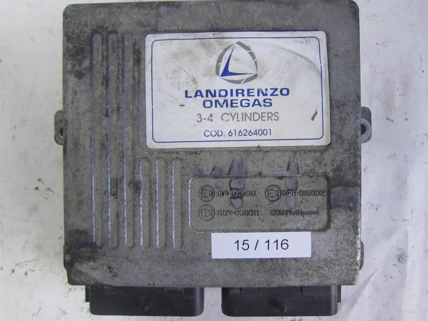 15-116 Centralina GPL Landi Renzo 616448000 OMEGAS 3_4 CILINDRI Benzina/GPL