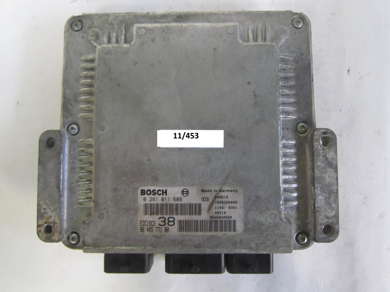 11-453 Centralina Motore Bosch 0 281 011 608 0281011608 96 485 771 80 9648577180 1039S00000 EDC15C2 CITROEN / PEUGEOT Diesel VARIE 2.0