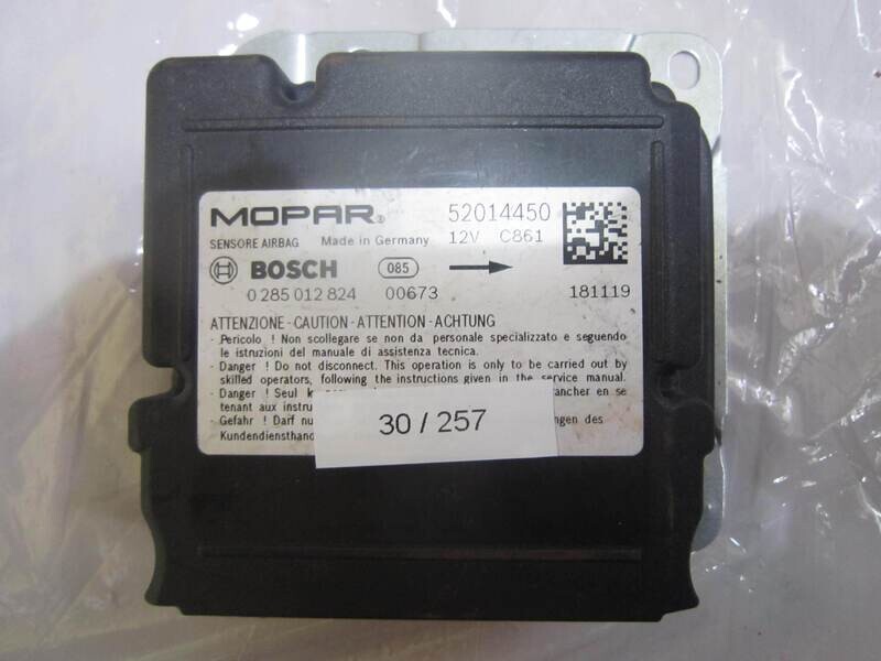 30-257 Centralina Airbag Mopar 0 285 012 824 0285012824 52014450 ALFA ROMEO / FIAT / LANCIA DOBLO'