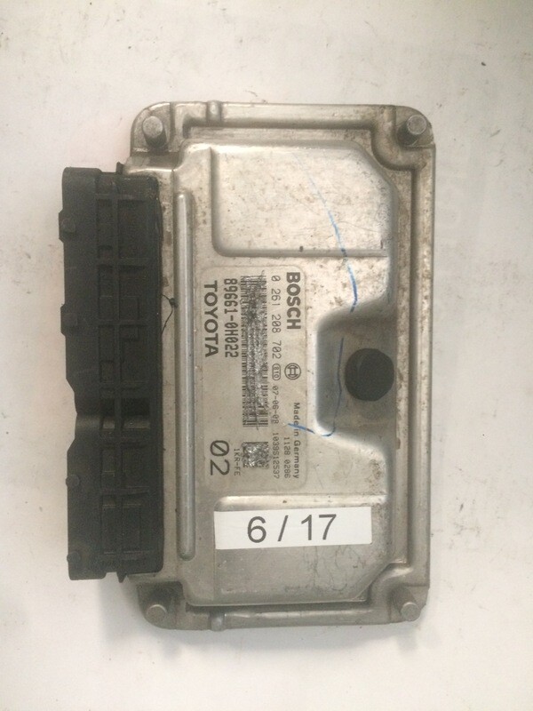 6-17 Centralina Motore Bosch 0261208702 0 261 208 702 89661-0H022 896610H022 1039S12537    _  TOYOTA  AYGO CITROEN 1.0