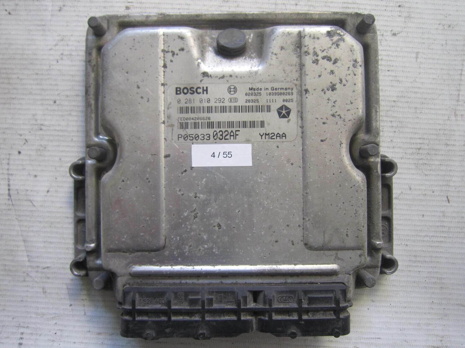 4-55 Centralina Motore Bosch 0 281 010 292 0281010292 P05033032AF 1039S00269 YM2AA CHRYSLER Diesel PT CRUISER 2.2