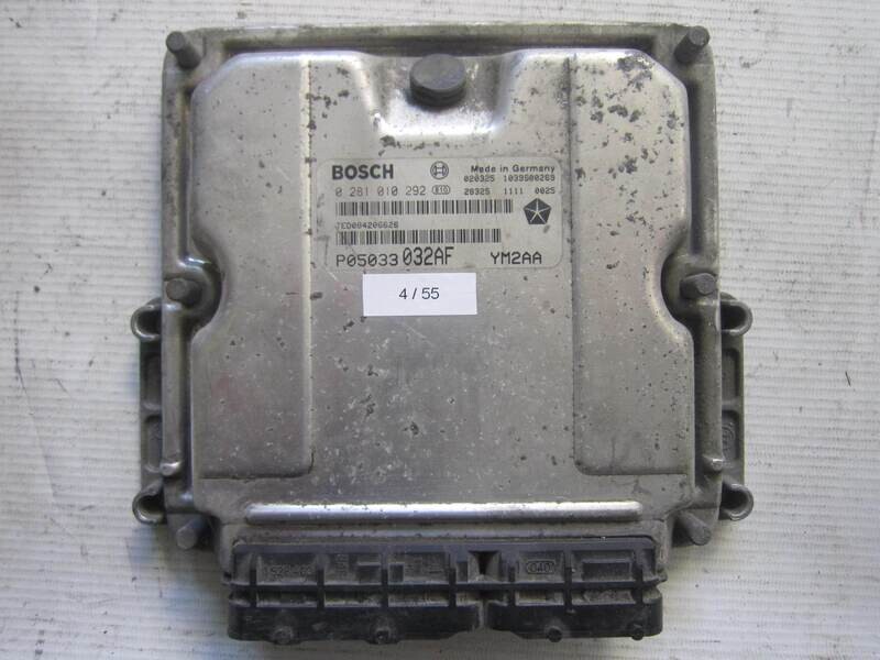 4-55 Centralina Motore Bosch 0 281 010 292 0281010292 P05033032AF 1039S00269 YM2AA CHRYSLER Diesel PT CRUISER 2.2