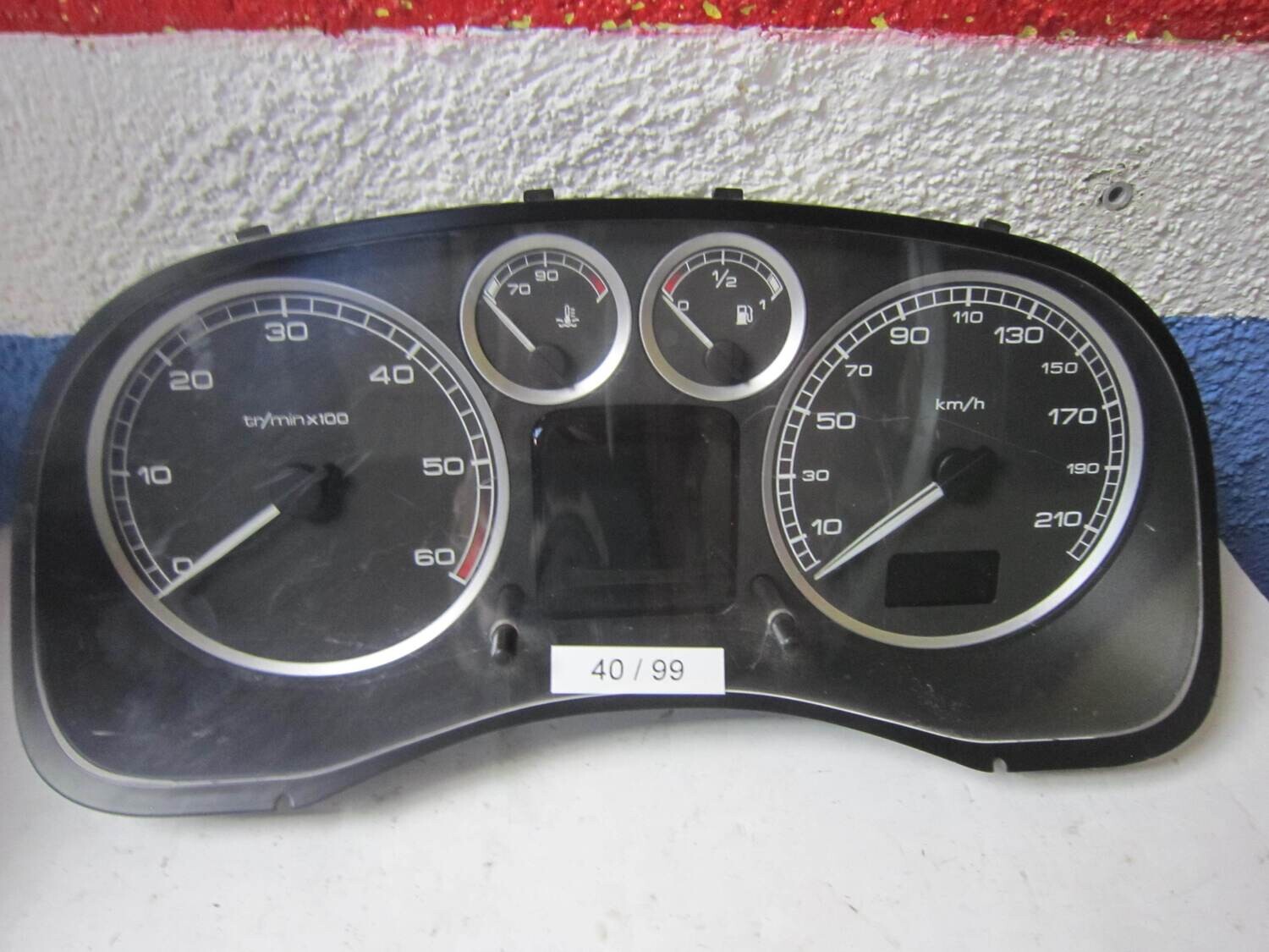 40-99 Quadro Strumenti / Contachilometri Sagem 21678503-6 216785036 9655476580 CITROEN / PEUGEOT Diesel 307