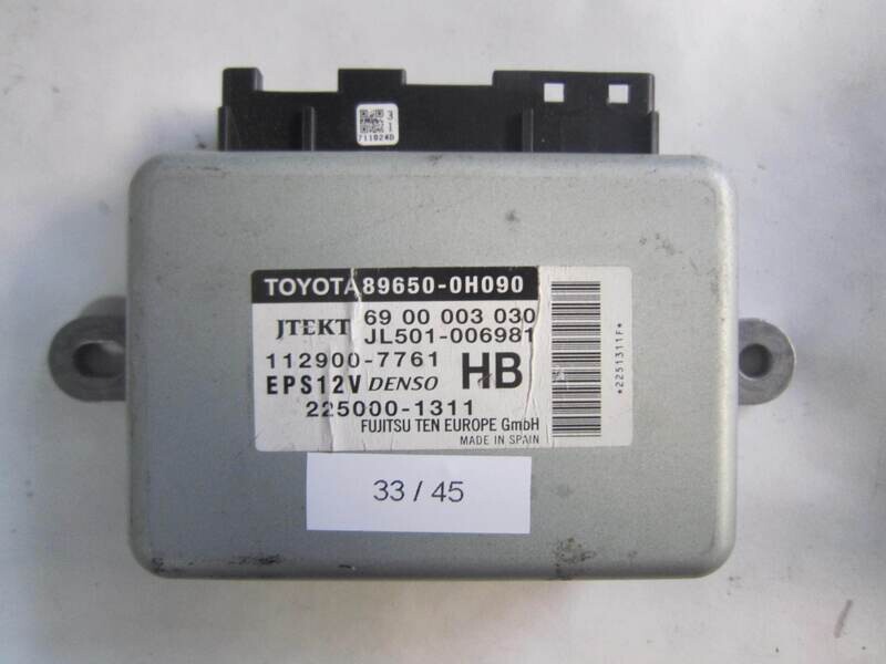 33-45 Centralina Servosterzo / Angolo Sterzata Fujitsu 112900-7761 1129007761 225000-1311 2250001311 6900003030 JL501-006981 TOYOTA VARIE