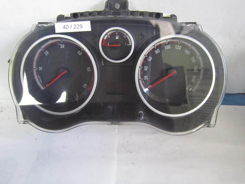 40-229 Quadro Strumenti / Contachilometri Johnson Controls P0013264285 1303304 OPEL Benzina CORSA