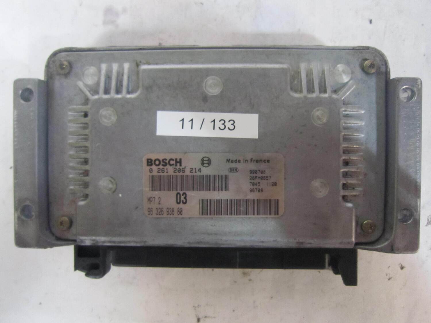 11-133 Centralina Motore Bosch 0261206214 0 261 206 214 96 326 938 80 9632693880 26FM0657      CITROEN / PEUGEOT  XSARA SAXO 306 1.6