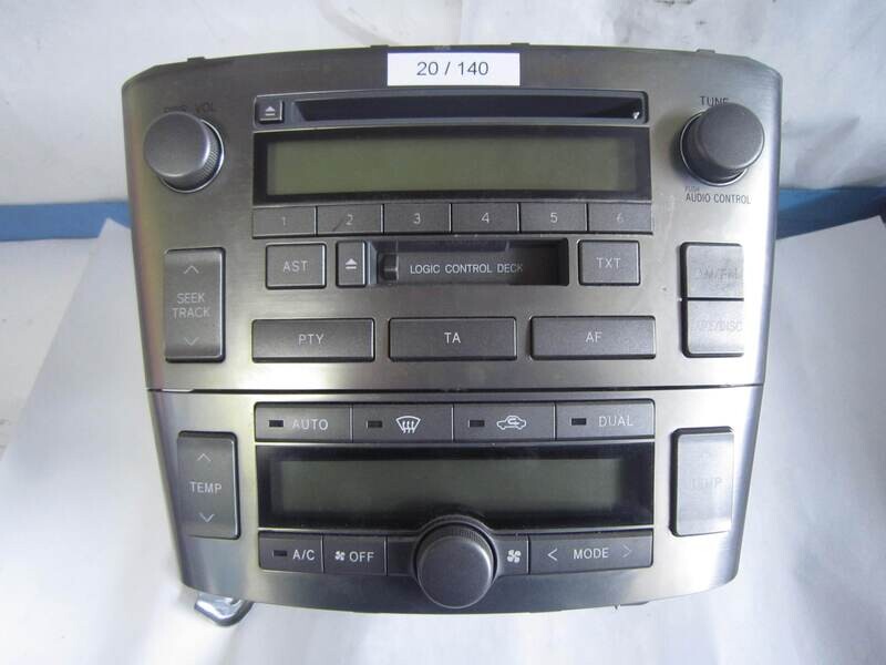 20-140 Autoradio Panasonic 8612005080 86120-05080 CQ-MS6271L CQMS6271L W53900      TOYOTA  AVENSIS