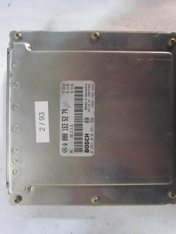 2-93 Centralina Motore Bosch 0 281 010 851 0281010851 A 000 153 52 79 A0001535279 28RTF000 CR2.11 Mercedes Diesel CLASSE C C 220 2.2